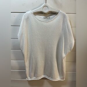 mat. WHITE KNIT TUNIC – SIZE L/XL